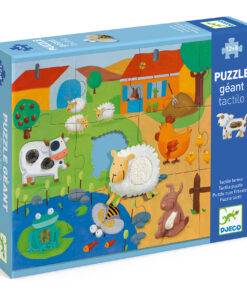 Óriás puzzle - Tanyasi állatsimogató, 12+8 db-os - Tactile farm puzzle