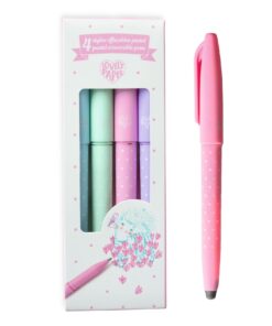 Radírozható tollkészlet - 4 pasztell színű - 4 Pastel erasable pens