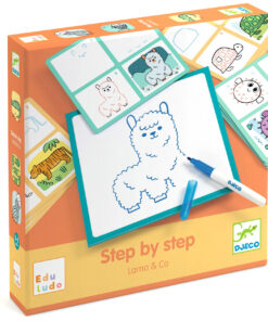 Rajzolás lépésről lépésre - Mintázat - Eduludo Step by Step Lama & Co