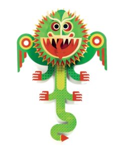 3D-s faldekoráció - Sárkány - Dragon