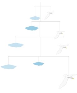 Szélmobil függődísz - Sirályok - Seagulls (FSC)
