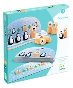 Számolási készség fejlesztő játék - Iglu előtt - Contigloo