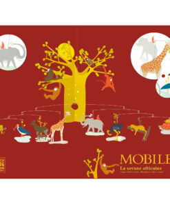 Szélmobil függődísz - Afrikai szavanna - The African Savannah