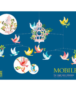 Szélmobil függődísz - Madárkalitka - Birdcage