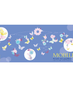 Szélmobil függődísz - Pillangó forgatag - Butterfly twirl