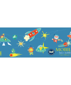 Szélmobil függődísz - Rakéta - Rocket