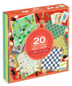 Társasjáték klasszikus - Társasjáték készlet 6+, 20 játék - Classic box 6+