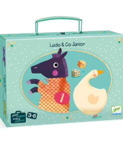 Társasjáték klasszikus - Társasjáték készlet, 2 játék, 3-6 év - Ludo & Co. Junior