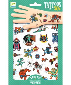 Tetováló matricák - Szupehősök - Heroes vs villains