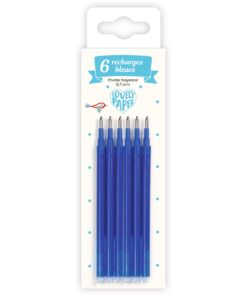 Tollbetét - Kék, 6 db-os - Set of 6 blue refills - medium point