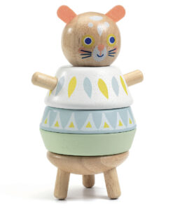 Toronyépítő fajáték - Egérke - BabySouri