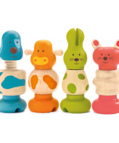 Toronyépítő fajáték - Kreatív állatfigurák - Vis-animo