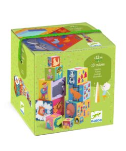 Toronyépítő kocka - Mulatságos építő - 10 funny blocks