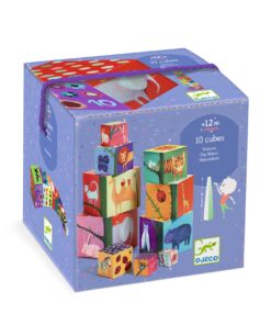 Toronyépítő kocka - Természet és állatok - 10 nature & animal blocks