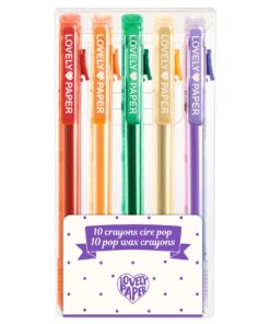 Viaszkréta-toll készlet 5 menő színben - 5 pop wax crayons