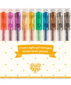 Zselés mini toll készlet - 10 klasszikus színben - 10 mini gel pens classic