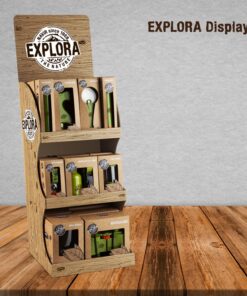 EXPLORA FELTÖLTÖTT DISPLAY