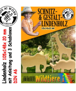 Fafaragás - vadállatok, 14,8 x 10,5 x 2 cm