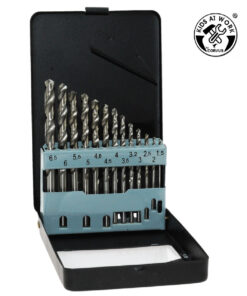 Fémfúró készlet fém dobozban