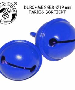 Gömbcsörgő, 2 db, átm.19 mm