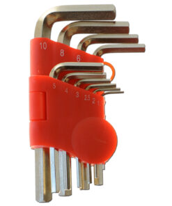 Imbuszkulcs készlet, 10 részes