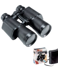 Kétcsövű fekete gyerektávcső tartozékokkal - Special 50 Black Binocular with Case