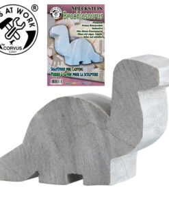 Kőszobrászat - Szappankő brachiosaurus készítés