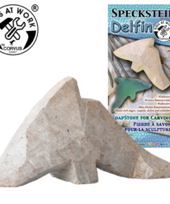 Kőszobrászat - Szappankő delfin készítés