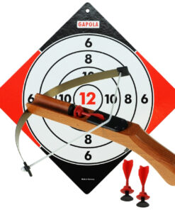 NYÍLPISZTOLY céltáblával és 3 lövedékkel