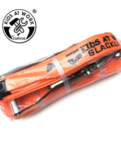 Slackline egyensúlyozó heveder spaniferrel - 17,5 m