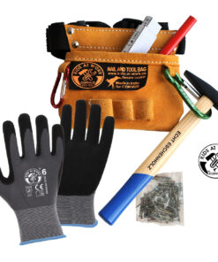 Szerszámkészlet - bőr szerszámtáskával, övvel - mini 02