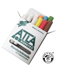 Táblakréta - 12 db-os, fehér és színes