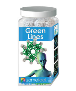 Tudományos modellező készlet - Zöld pálcák - Green Lines