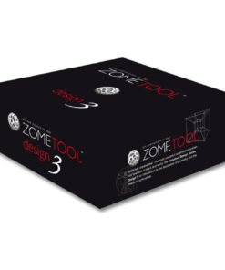 Tudományos modellező készlet - ZomeTool fekete-fehérben - Design 3