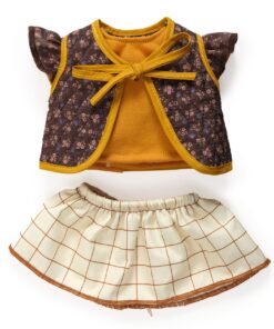 Játékbaba kiegészítő, babaruha - Szettecske - Outfit Capucine