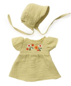 Játékbaba ruha - Tavaszi ruhácska - Outfit Lili Blum