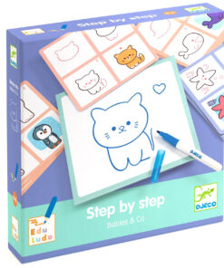 Rajzolás lépésről lépésre - Állatkölykök - Eduludo Step by step Babies and Co