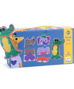 Trió puzzle - Dzsungel hangjai, 24 db-os - Jungle melody