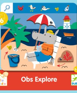 Fejlesztő játék, megfigyelés - Keress és pörgess, Kaland - Eduludo Obs Explore