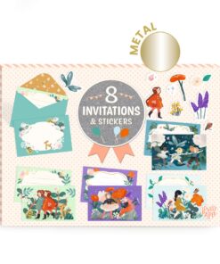 Meghívó készlet - Kerti parti - Garden friends