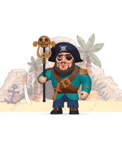 Arty Toys - Kalóz - Kalóz kapitány - Ze Piratous