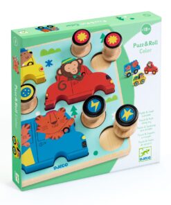 Formaillesztő és guruló - Színek - Puzz and roll Color