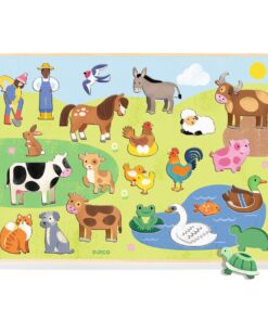 Formaillesztő, formaberakó - Tanyán - Puzzlo FarmAnimo