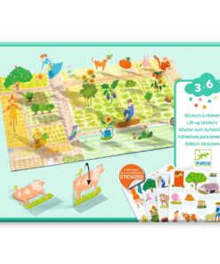 Matricázós sztorik, 3D - Élet vidéken - Lift-up stickers - Farm