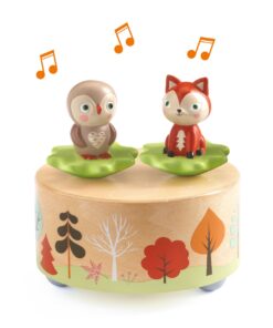 Mozgó figurás zenedoboz - Erdei dallamok - Melody of the woods