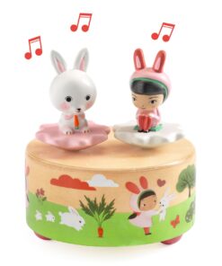 Mozgó figurás zenedoboz - Zenélő kiskert - Garden melody