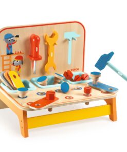 Szerepjáték - Fa barkácsasztal szerszámokkal - Bricotoo