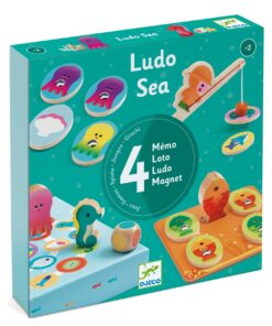 Társasjáték - Tengerben - Ludo Sea - 4 games