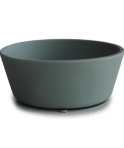 Mushie szilikon csúszásmentes mélytányér kakukkfű