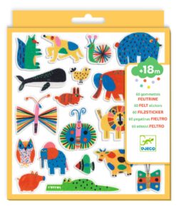 Matricák - Állatkák mindenhol! 60 filcmatrica - Animals everywhere!